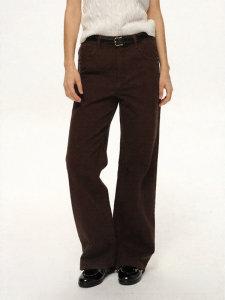SHEITAOZI | Vintage Retro Straight Leg High Waist Slimming Wide Leg Jeans for Autumn