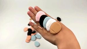 Mini Powder Puff Makeup Powder Sponge BB Air Mini Cushion Wet Dry Foundation Sponge Washable Cosmetics Soft Cotton Face Makeup Tools Applicators