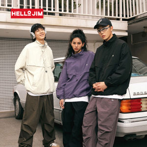 HELLO JIM Waterproof jacket for men loose top jacket 2023 new Outdoor jacket women raincoat  K3664