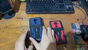 Case HP Untuk GALAXY A11/M11: Soft Case Belt Clip Case & Armor Kick Standing Hard Case