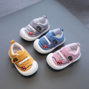 Giày Đi Bộ Xuân Thu Cho Bé Sơ Sinh Bé Trai Giày Tập Đi Đế Mềm Chống Trơn Trượt Tính Năng Phong Cách Thường Ngày Chất Liệu Vải