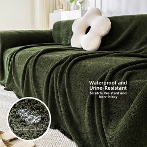 Waterproof Easy Clean Plain Sofa Cover