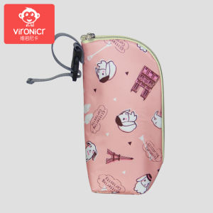 Vironicr Portable Handheld Milk Bottle Insulation Bag Waterproof Baby Milk Bottle Bag Shockproof Preservation Cover Small Size