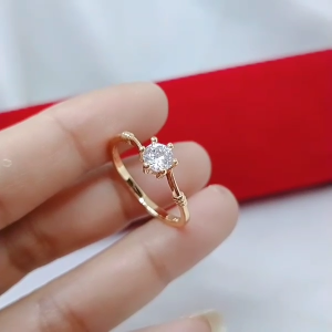 Cincin  Xuping Wanita Aksesoris Fashion Awet Tahan Lama Anti Karat Cocok Untuk Harian G9-10G