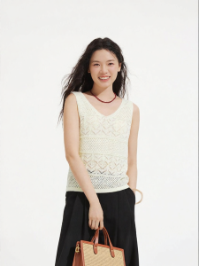 Hotwind | Áo Thun Crochet Ren Pháp Cho Phụ Nữ