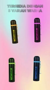 Termos Air Panas & Dingin Botol Minum Tumbler Sports Vacuum 500 ML Stainless -2411