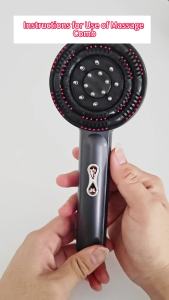 Electric Micro-current Massage Comb Red Light Massager Scalp Massager Head Vibration Massager Portable Hair Follicle Comb