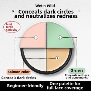 wetnwild | Conceal Redness DarkCircles Blemishes Brighten Palette 4 Colors