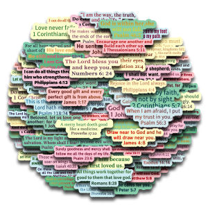 100pcs Colorful Bible Verse StickersReligious Scripture Quotes StickerInspirational Decorative Decals for Planner Scrapbooking