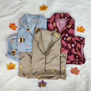 BAJU TIDUR / PIYAMA PAKET MURAH 100 RB DAPAT 3 SETEL (Lengan Pendek Celana Panjang)