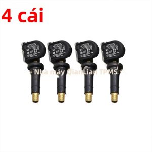 1/4 433 MHz Cảm Biến Áp Suất Lốp Cho Cadillac XT6 XT5 XT4 TPMS Hệ Thống Giám Sát Lốp ABS + Kim Loại Độ Chính Xác Cao