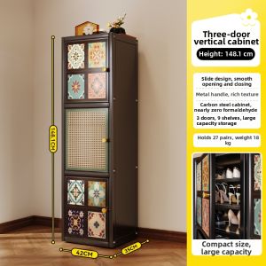 MEISD | Narrow High Storage Cabinet for Entryway