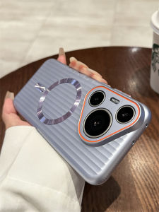 Ultra-Thin Magnetic Absorption Metal Paint Mobile Phone Case for Huawei Pura70 pro Full Lens Protection Anti-Fall Male And Female Models