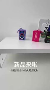 elough | Giá Đỡ Điện Thoại Di Động Đa Năng 4 Trong 1 Đồ Chơi Giảm Stress Móc Treo Túi Xách Tích Hợp Chức Năng Lau Màn Hình - Chất Liệu ABS