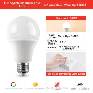 ZHENNIU | Eye Protection Smart Dimming LED Bulb e27 Screw Base