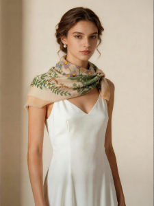 Pierre Cardin | Khăn Choàng Cashmere Chống Nắng Ấm Áp