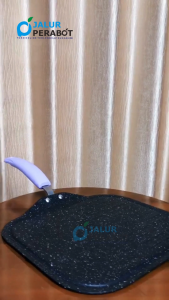 SUPRA square grill black marble series anti lengket design by vanessa / panggangan kotak barbeque atau steak nonstick