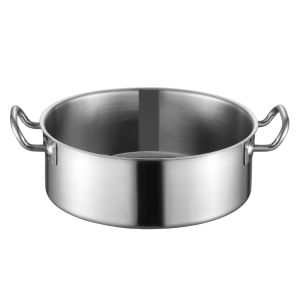 Stainless Steel Thickened Universal Double-flavored Hotpot Golden Large Capacity