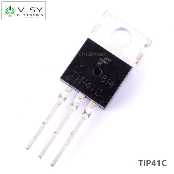 HUABAN 10 Pezzi TIP41C 100V 6A TO220 BJT Bipolar Silicon NPN Transistor - Foto 3
