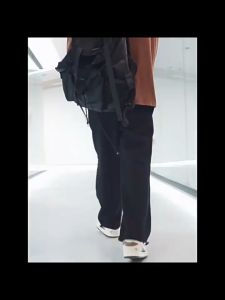 Celana Pria Waffle Celana kasual pria korea Celana panjang pria dewasa terbaru Celana Panjang Pria celana olahraga gaya korea celana putih celana longgar pinggang Celana panjang putih hitam khaki