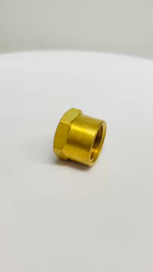 3129 แคพนัทประปา ทองเหลือง (เกลียว NPT) ข้อต่อลม ข้อต่อประปา ข้อต่อไฮโดรลิค ข้อต่อแก๊ส ต่อตรง ข้อต่อทองเหลือ