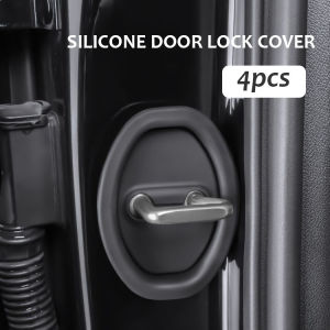 4 cái cửa xe khóa Khóa bảo vệ bao gồm phổ tự động hấp thụ sốc đệm và chống bảo vệ va chạm đệm Silicone