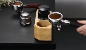 JUSTINLAU | JUSTINLAU 51/53mm Coffee Tamper 304 Stainless Steel Distributor Espresso Spring‑loaded Constant‑Force Press Tamper Barista Tools