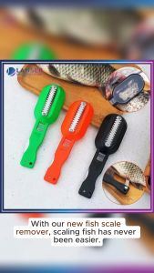 Fish Scale Remover Scaler Scraper Cleaner Kitchen Tool Peeler Gadgets Fish Scaler