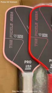 [HOẢ TỐC] Vợt Pickleball T700 PRO Pickle Area mặt carbon siêu nhám. Công thủ toàn diện hàng loại 1