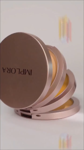 IMPLORA Rose 3 in 1 Compact Powder Foundation 23g | Bedak Terang Gelap & Foundation