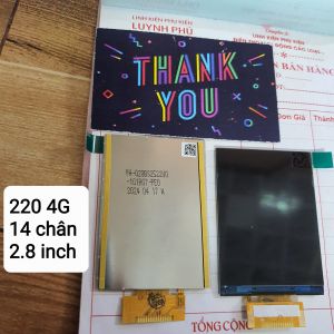 Màn hình nokia 220 4G/ 2.8 inch/ 14 chân hàn