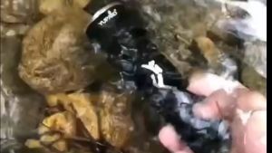 COD Cepat Genwiss Lengkap Senter Selam 2 Mode Warna LED Lampu Kuning Dan Putih Super Terang Diving Dual Light Warm dan Cool White Waterproof dicas T6 - G301