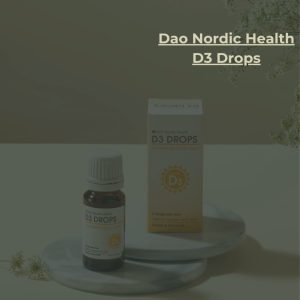 Thực phẩm bảo vệ sức khỏe Dao Nordic Health D3 Drops [10 ml] - Dung dịch giúp bổ sung vitamin D3 hỗ trợ sự phát triển xương răng & tăng cường sức đề kháng cho trẻ em
