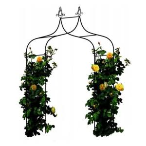 1pcs Metal Garden Arch Plant Climbing Vine Frame Balloon Arch Wedding Birthday Party Arch Support Lawn Courtyard Decoration