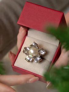 S925 Silver Cultured Pearl Ring 12-13mm