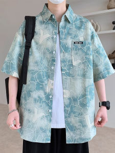 Áo Sơ Mi Nam Tay Ngắn Cotton Nguyên Chất Mùa Xuân Hè Mỏng Dài Tay Áo Khoác Rộng Rãi Thường Ngày Thời Trang Áo Sơ Mi