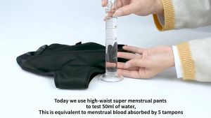 4 Layers Leakproof Menstrual Period Panty Underwear for Women Washable Napkin High Waist Breathable Panties High Absorption Sanitary Panties