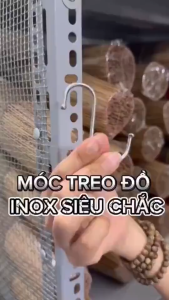 Móc Treo Chữ S Inox Đa Năng – Bộ 10 Cái – Không Gỉ Chắc Chắn Treo Bếp Nhà Tắm Tủ Quần Áo Tiện Lợi