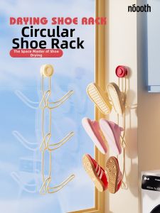 noooth | Foldable Wall-Mounted Shoe Drying Rack