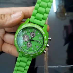 Đồng hồ nam nữ dây silicone second hand si nhật- đã qua sử dụng