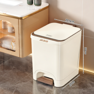 XINGYOU | Bathroom and Kitchen Suitable Large Capacity Step Trash Can