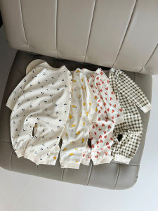 cat and  fish | Cotton Leisure Onesie Sleepwear