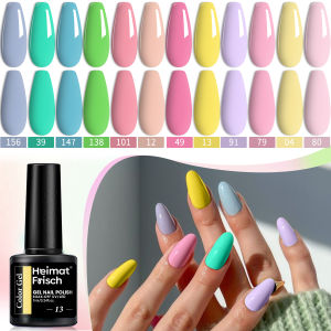 ชุดยาทาเล็บเจลมาการอง 12 ชิ้น มีสีสันสดใส ให้ความเงางาม และปราศจากแอลกอฮอล์