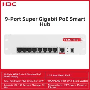 H3C | High Speed 3000M Gigabit Dual Band WiFi6 Wall-Mount AP Panel Kit