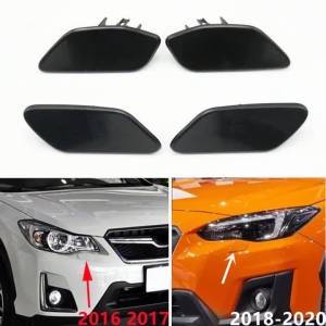 Front bumper headlight washer spray nozzle cover headlamp jet cap lid for Subaru XV Crosstrek 20162020