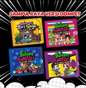 SAMPUL RAYA BEG DUIT SATU SET 5 PIECES