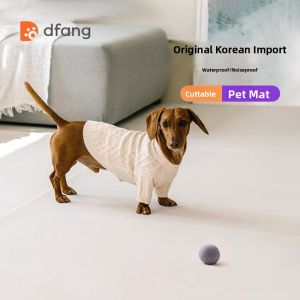 Non-Slip Waterproof Dog Bed Mat PVC Carpet Pet Nest Sleep Pad Urine Resistant Dog Mat DFang Pet Home Comfortable Soft Mat