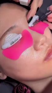 Libeauty 5 Pairs C Curl Silicone Eyelash Perm Rod Shield Sticky Lash Lift Pad Eyelashe Curler Accessories Applicator Makeup Tool