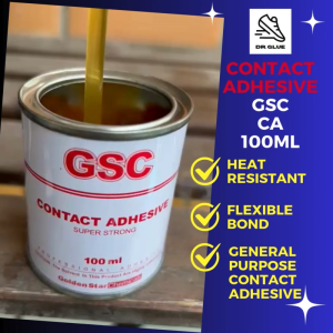 DR GLUE | DUNLOP / GSC CA Contact Adhesive Glue 100ml / 280ml / 1Ltr Formica Gum / Gum CA / General Purpose