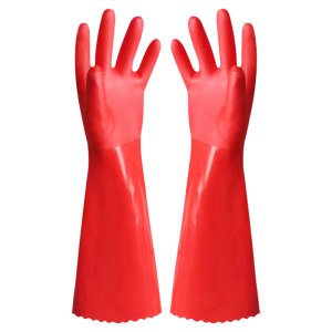 Winter Insulated Kitchen Work Waterproof Rubber Gloves